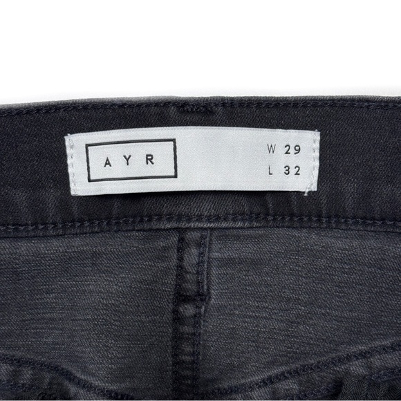 {AYR} "The Riser" High Rise Skinny Cigarette Leg Stretch Denim Jeans - Picture 5 of 8